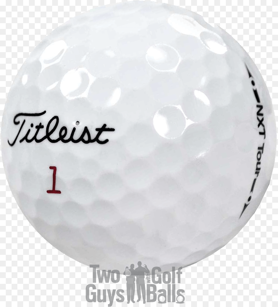 Image Of Nxt Tour Used Golf Ball Titleist Golf, Golf Ball, Sport, Football, Soccer Png