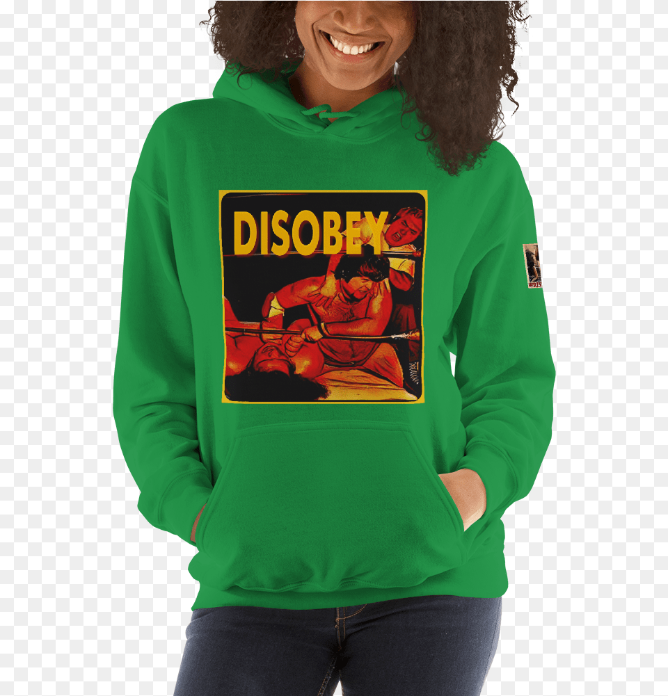 Image Of Obey Andre The Giant Heavyweight Hoodie Medium Sweatshirt, Clothing, Sweater, Knitwear, Jeans Png