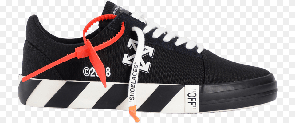 Image Of Off White Basic Outline Low Black White Off White C O Virgil Abloh Shoes, Clothing, Footwear, Shoe, Sneaker Free Png Download
