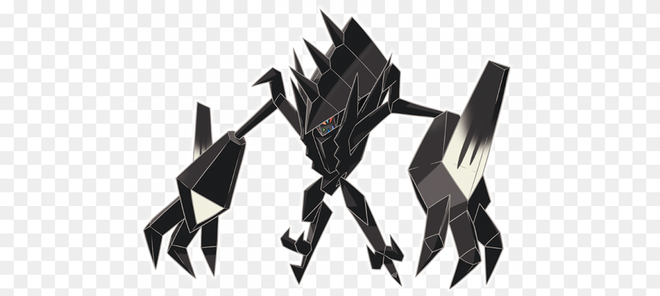 Image Of One Of The Monsters In Quotpokmon Sun And Moon Pokemon Necrozma, Cutlery, Fork, Person, Art Free Png