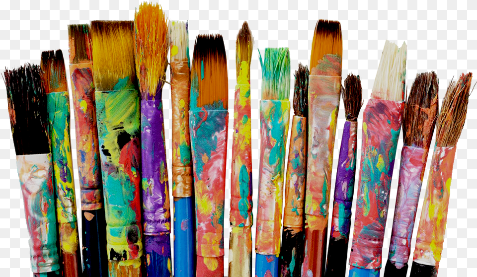 Image Of Paint Brushes, Brush, Device, Tool Free Png Download