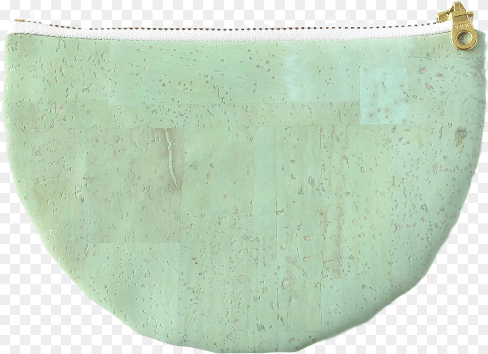 Of Paula Half Moon Pouch In Mint Green Cork Ceramic, Armor, Shield, Home Decor, Accessories Png Image