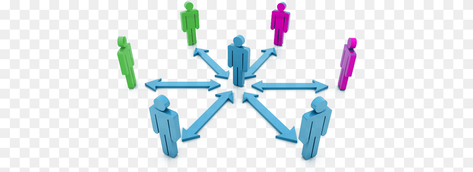 Image Of People Icons Connected By A Network Of Arrows Networking People Icon, Person Free Png