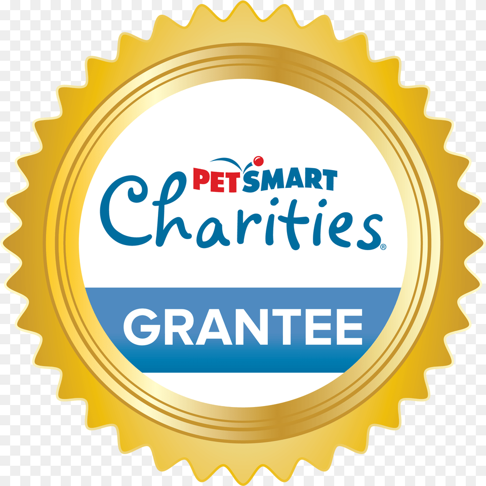 Image Of Petsmart Charities Grantee Seal Petsmart Charities, Gold, Logo, Badge, Symbol Free Transparent Png