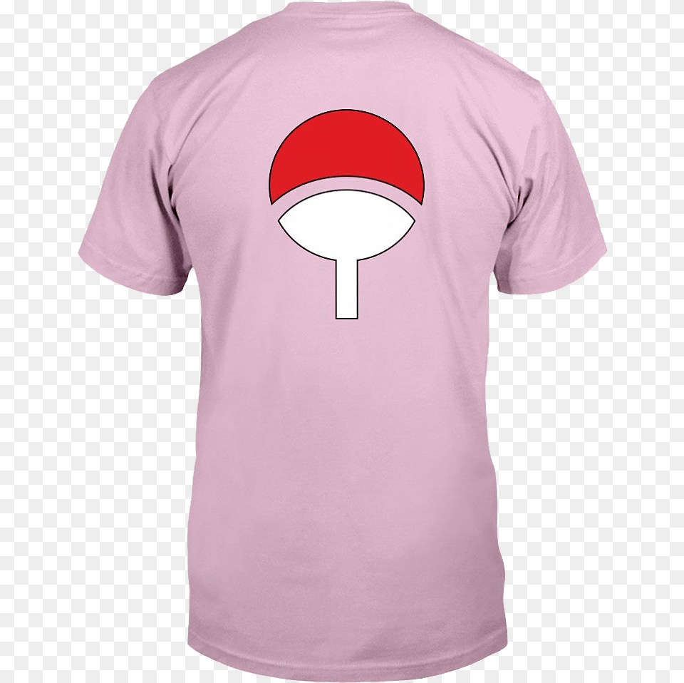 Image Of Pink Uchiha Crest Shirt Posty Co T Shirt, Clothing, T-shirt Png