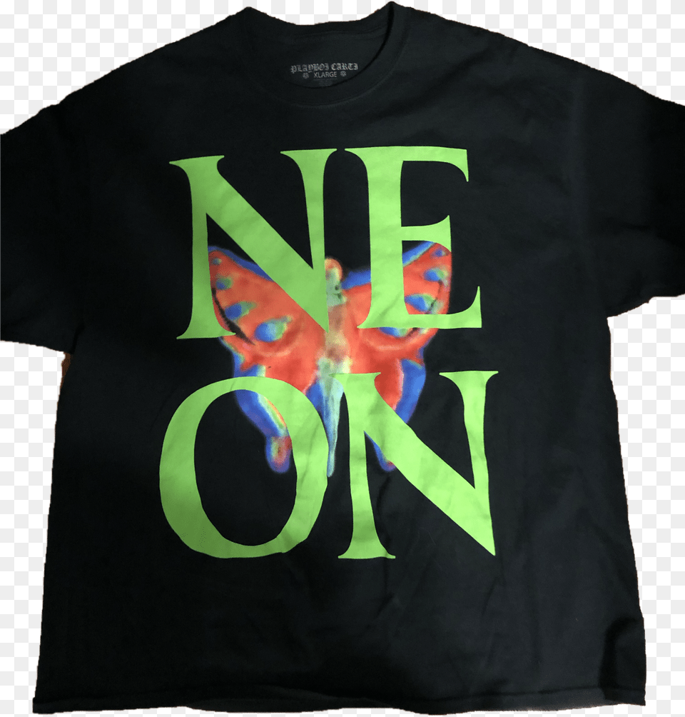 Image Of Playboi Carti Neon Tour Tee Active Shirt, Clothing, Coat, Baby, Person Png