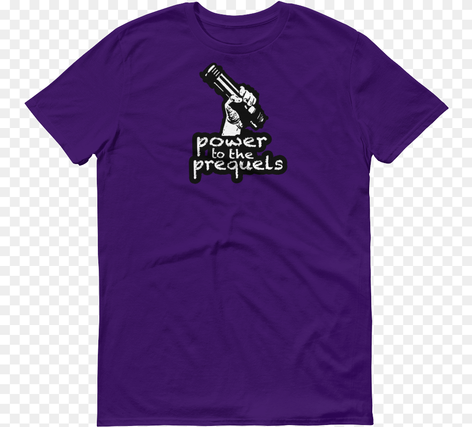 Image Of Power To The Prequels Tee Psych Shirt, Clothing, Purple, T-shirt Free Png Download