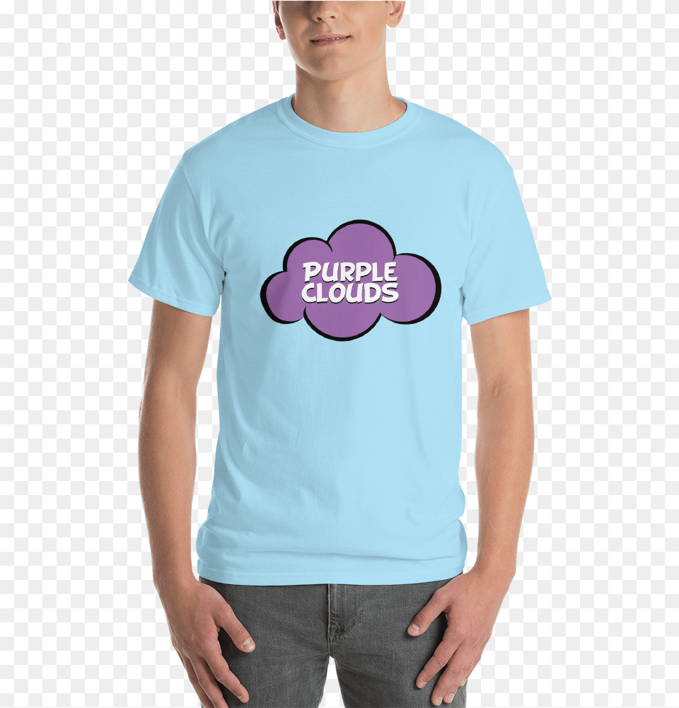 Image Of Purple Clouds T Shirt Shirt, Clothing, T-shirt, Shorts Free Png