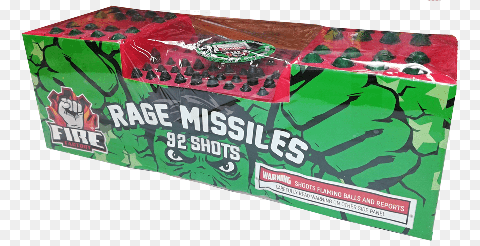 Image Of Rage Missiles 92 Shots Box, Gum Free Png Download
