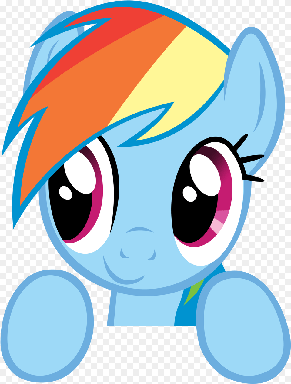 Image Of Rainbow Dash Head Clipart Friendship Is Magic Rainbow Dash, Plush, Toy, Animal, Fish Free Png Download