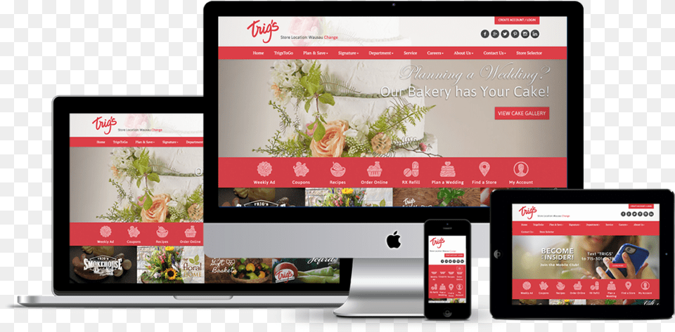 Image Of Responsive Web Design For Trig39s Grocery Store Gadget, Electronics, Phone, Computer, Mobile Phone Free Transparent Png