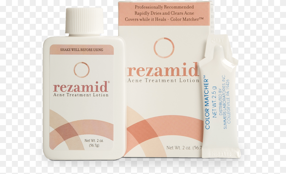 Image Of Rezamid Acne Lotion Cosmetics, Bottle, Perfume Png