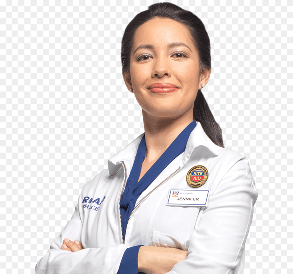 Of Rite Aid Pharmacist Doctor, Adult, Clothing, Coat, Female Png Image