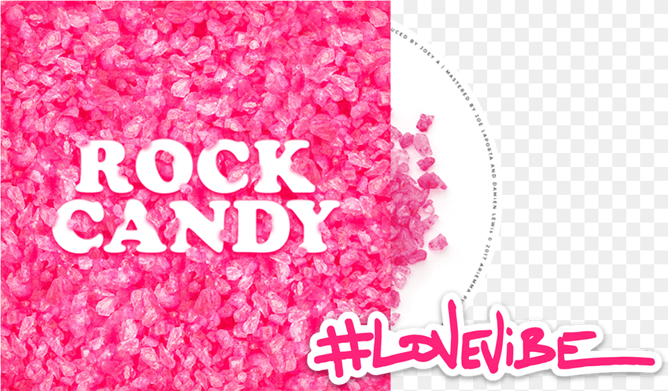 Image Of Rock Candy Cd Dl Sticker Graphic Design, Flower, Petal, Plant, Paper Png