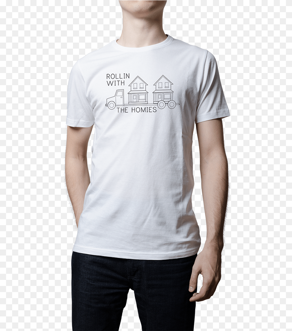 Image Of Rollin With The Homies T Shirt, Clothing, T-shirt, Jeans, Pants Free Transparent Png
