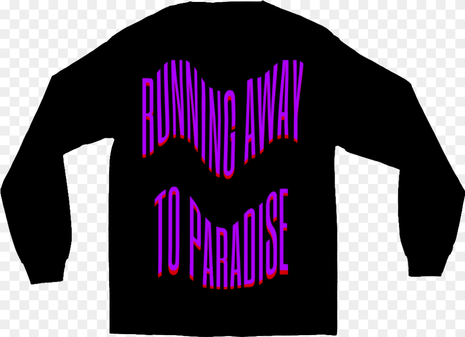 Image Of Running Away To Paradise Long Sleeve St Petersburg T Shirt, Clothing, T-shirt, Long Sleeve, Logo Png