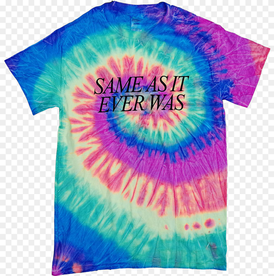 Image Of Same As It Ever Was Tie Dye Graphic Design, Purple, Person, Beachwear, Clothing Free Transparent Png