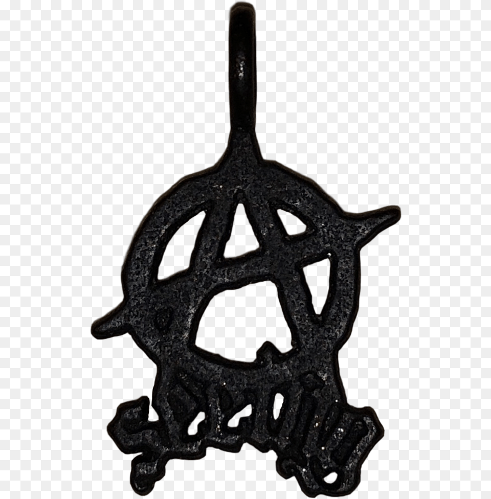 Image Of Seeing Anarchy Pendant, Accessories, Cross, Symbol, Gun Free Transparent Png