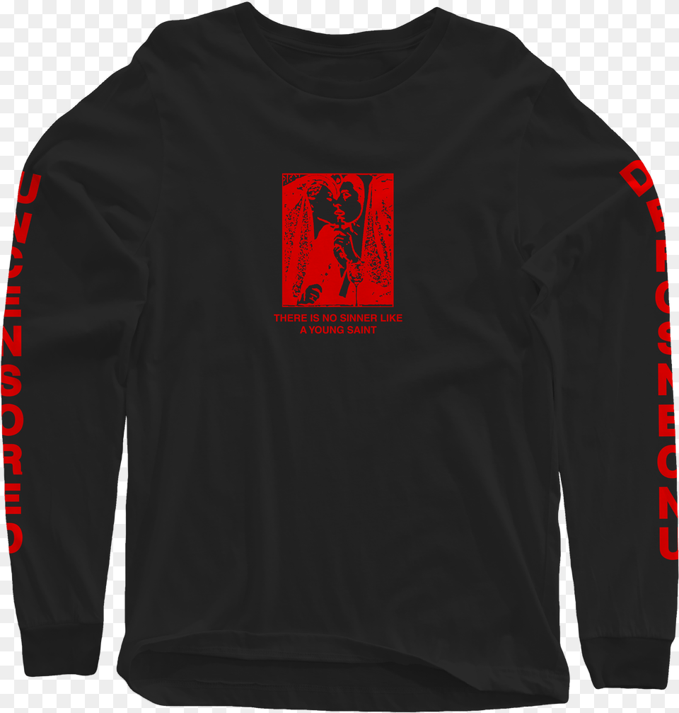 Image Of Sinning Saints One By Cvjr Logo, Clothing, Long Sleeve, Sleeve, T-shirt Free Png Download