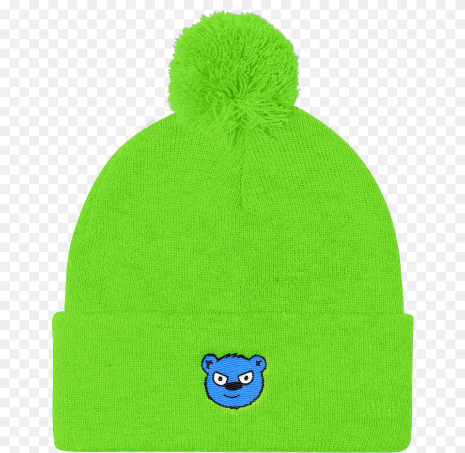 Image Of Slime Green Beenie, Beanie, Cap, Clothing, Hat Png