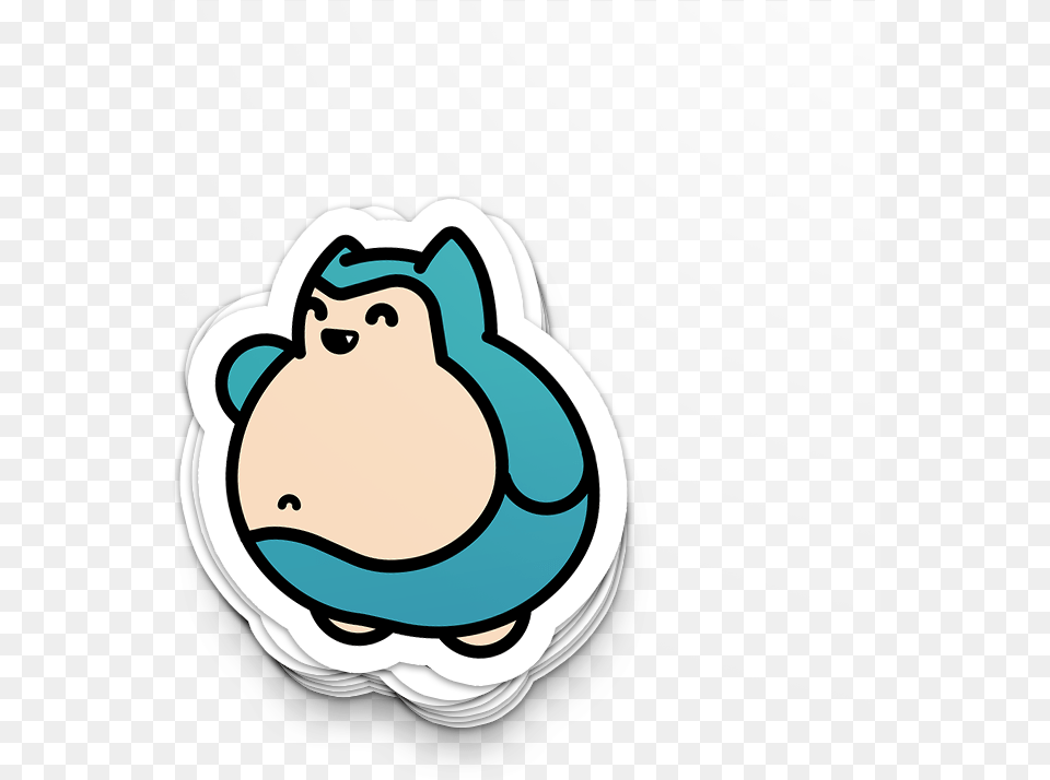 Image Of Snorlax Sticker Ammunition, Grenade, Weapon, Animal Free Png Download