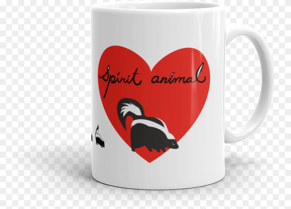 Of Spirit Animal Skunk Mug Coffee Cup, Beverage, Coffee Cup Png Image