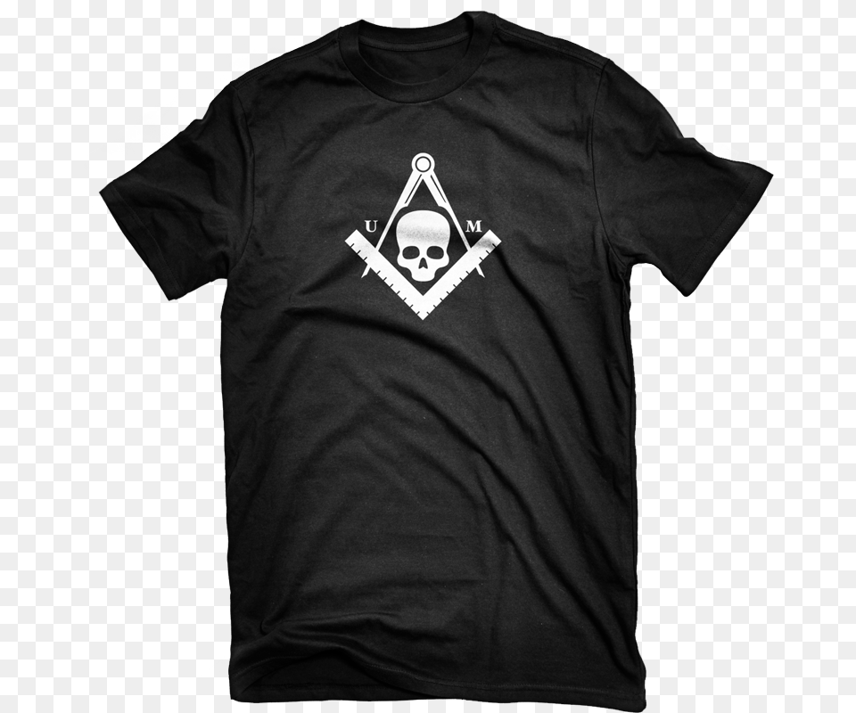 Image Of Square Amp Compass Tee Glow In The Dark Universal Monsters, Clothing, T-shirt, Shirt, Triangle Free Png Download