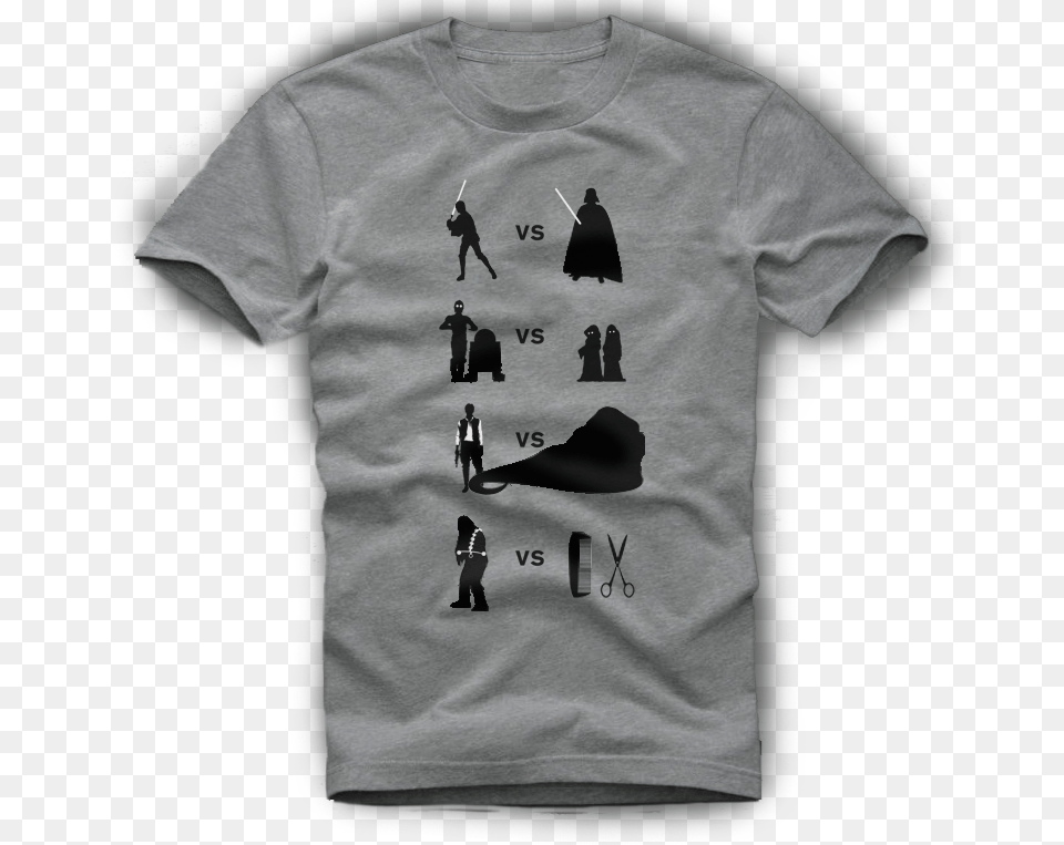 Image Of Star Wars Silhouettes T Shirt Surfing, Clothing, T-shirt, Person Png