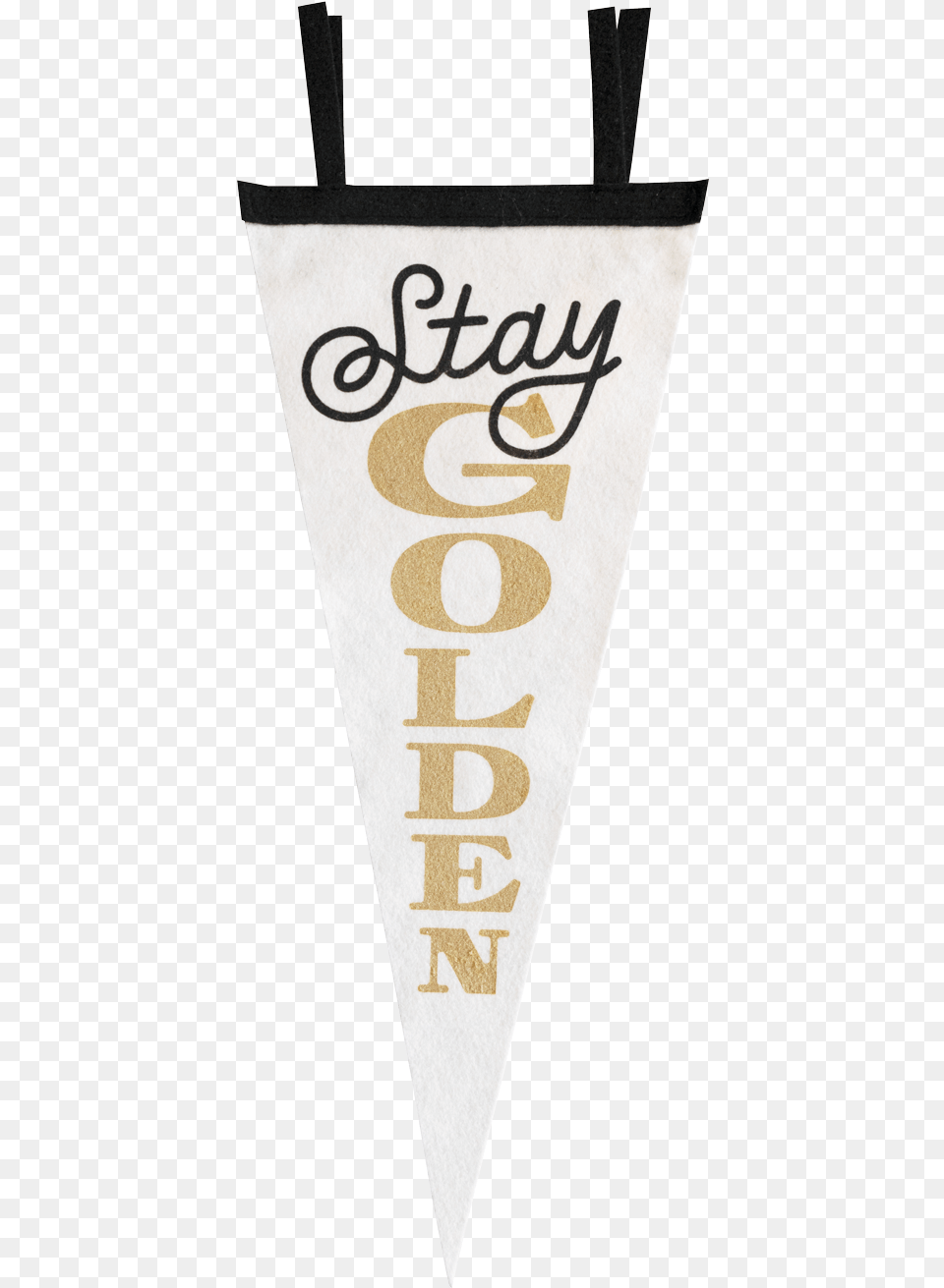 Image Of Stay Golden Gold Banner, Text Free Png