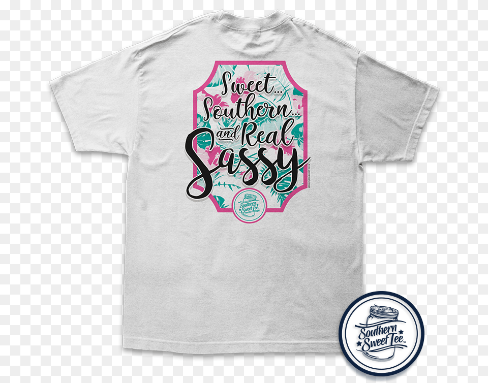 Image Of Sweet Southern Amp Real Sassy Bless Your Heart, Clothing, Shirt, T-shirt Png