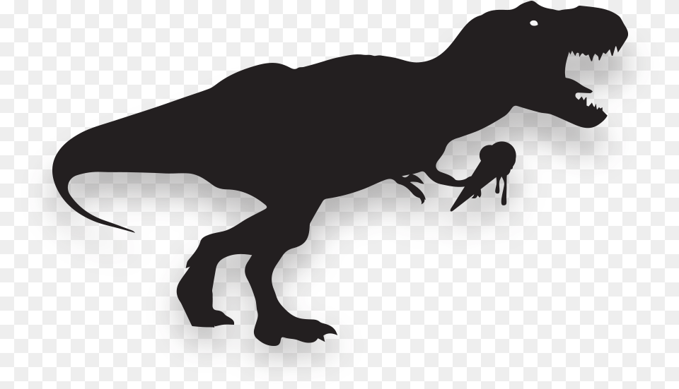 Image Of T Rex T Rex Dinosaur Silhouette, Car, Transportation, Vehicle Free Png Download