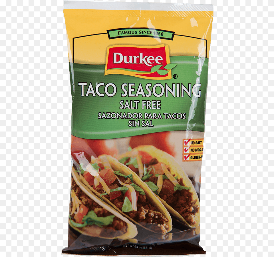 Of Taco Seasoning Salt Convenience Food, Sandwich, Hot Dog Png Image