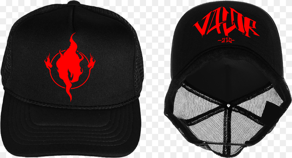 Image Of Team Valor 210 Flat Bill Trucker Hat Baseball Cap, Baseball Cap, Clothing, Helmet Png