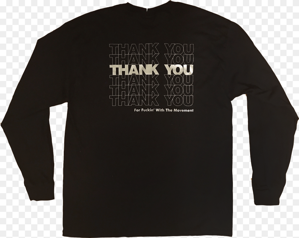 Of Thank You Long Sleeve Tee Png Image