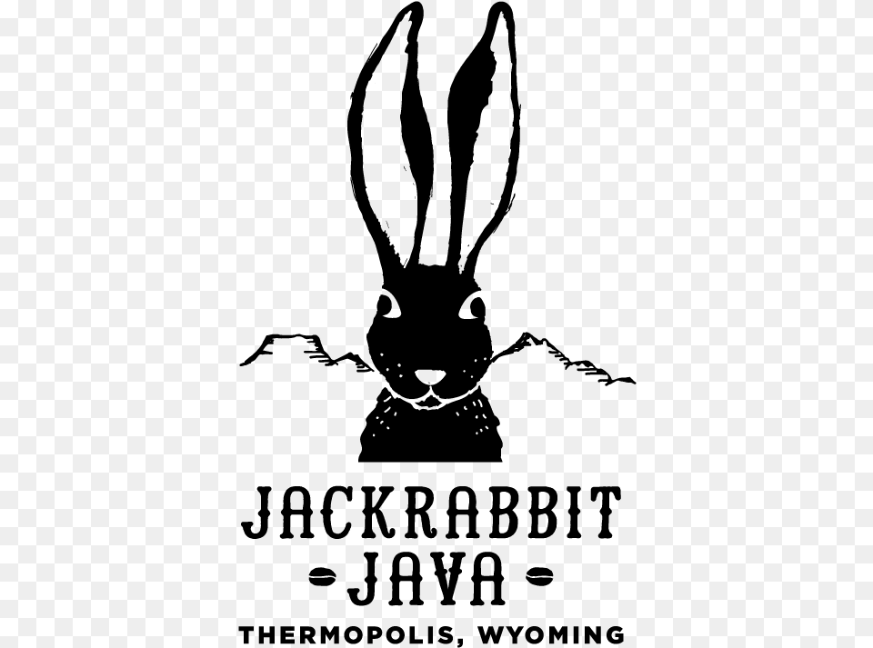 Image Of The Jackrabbit Java Logo, Gray Free Png Download