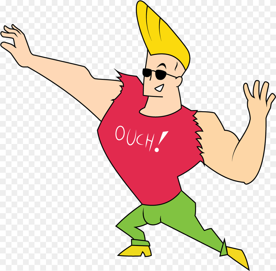 Image Of The Original Chad Chad Ouch Johnny Bravo Is A Chad, Person, Clothing, Costume, Dancing Free Png