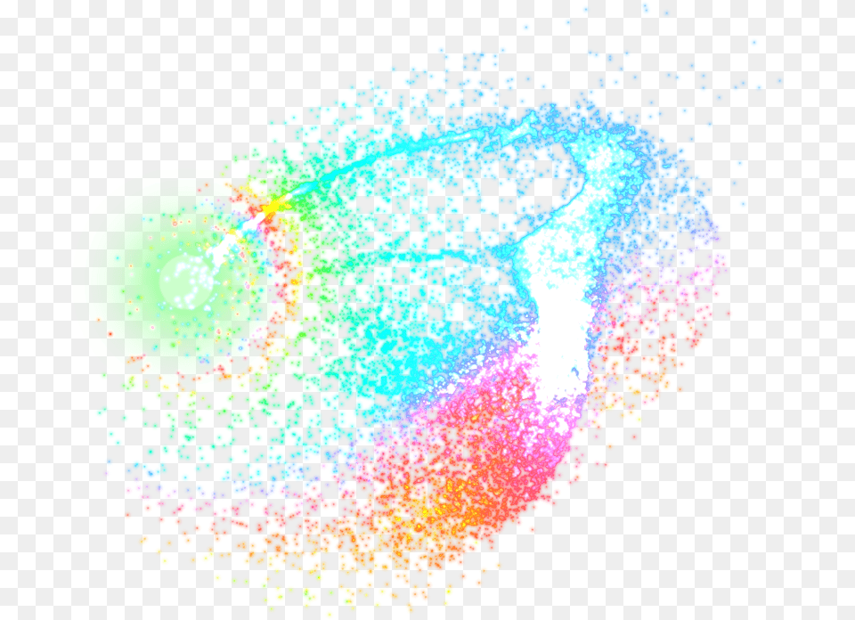 Image Of The Swaths Of Color Circle, Art, Graphics, Fireworks Free Transparent Png