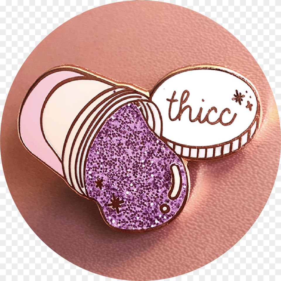 Image Of Thicc Slime Pin Mont Blanc, Glitter Free Png