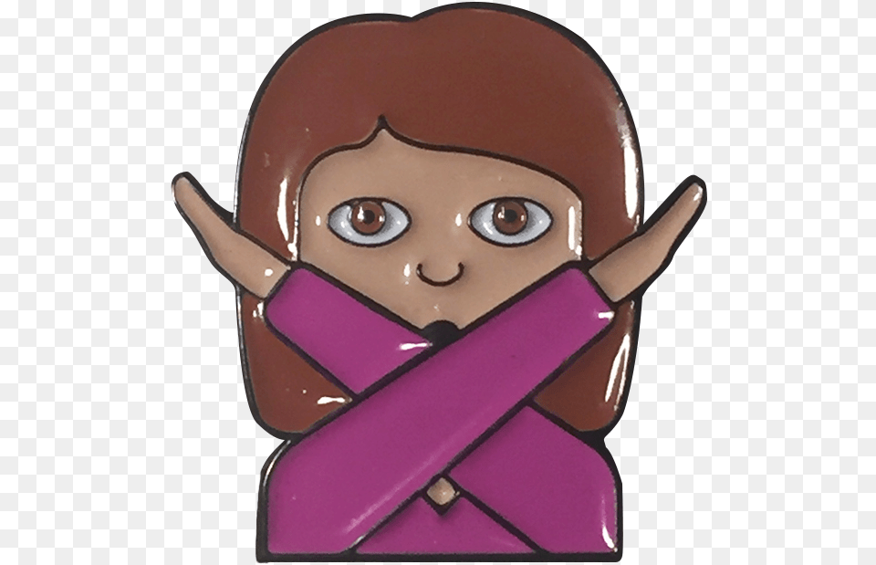 Of Throw Your X Up Black Girl Emoji X, Purple, Doll, Toy, Face Png Image