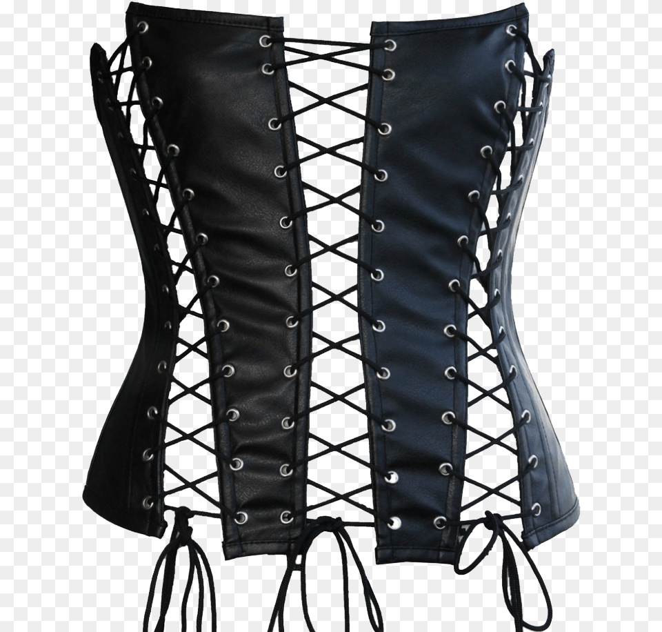 Image Of Tie Me Up Corset Lace Up Leather Corset, Clothing, Coat, Jacket Png