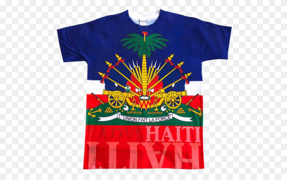 Image Of Tmmg Haitian Flag Tee Tmmg Haitian Flag Collection, Clothing, T-shirt, Shirt Free Transparent Png