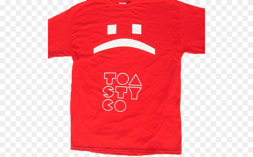 Of Toasty Sadface Active Shirt, Clothing, T-shirt Png Image