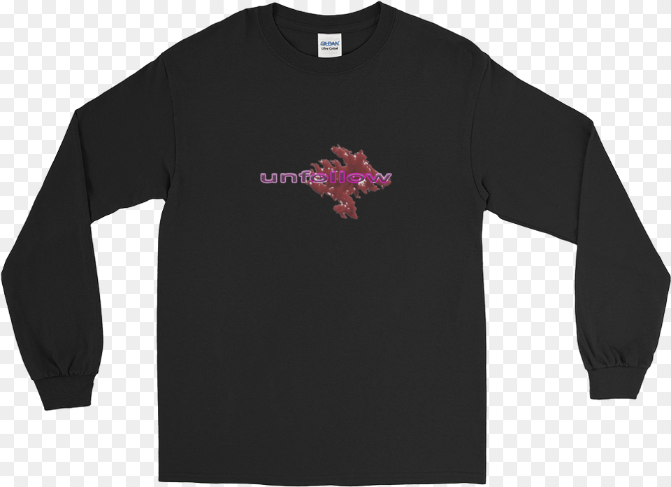 Image Of Unfollow Bloody Long Sleeved T Shirt, Clothing, Long Sleeve, Sleeve, T-shirt Free Transparent Png