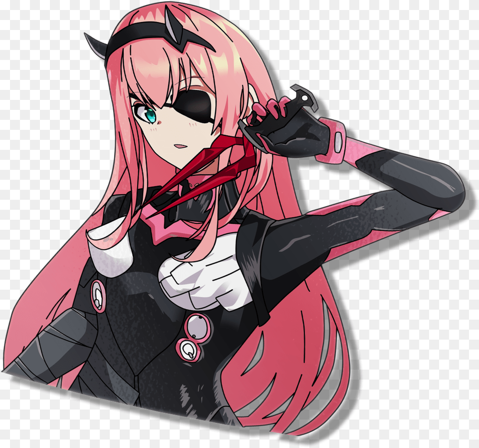 Image Of Unit Zero Two Anime, Publication, Book, Comics, Adult Free Png Download