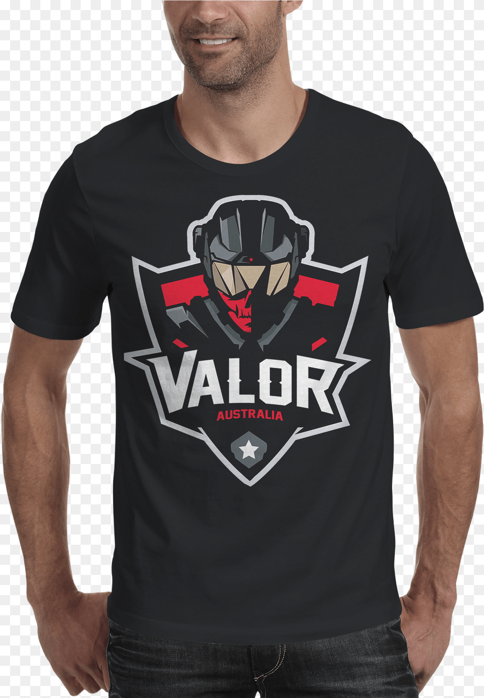 Image Of Valor Black T Shirt, Clothing, T-shirt, Adult, Male Free Png Download