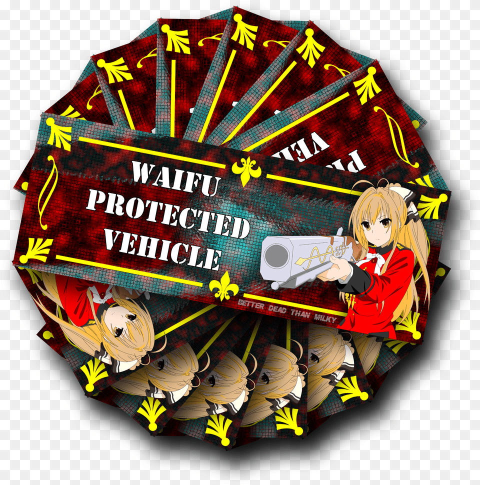 Image Of Waifu Protected Vehicle Animal Factory, Publication, Book, Comics, Baby Png