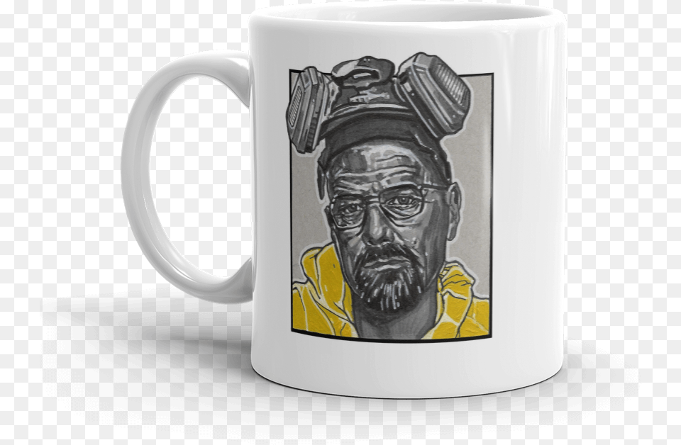 Of Walter White Programmer Mug, Cup, Head, Face, Person Png Image