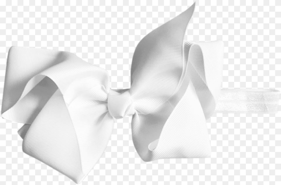 Image Of White Big Bow Baby Headbands Baby White Bow, Accessories, Formal Wear, Tie, Bow Tie Free Png Download