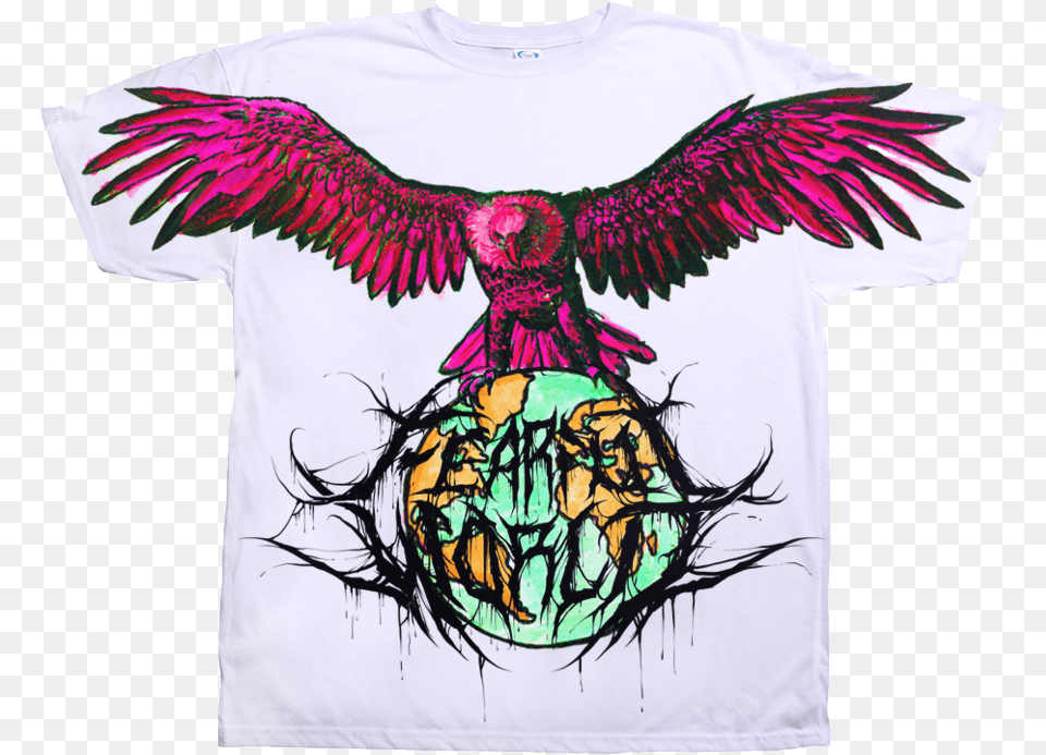 Image Of White Eagle Tee V2 Golden Eagle, Clothing, T-shirt, Person, Animal Png