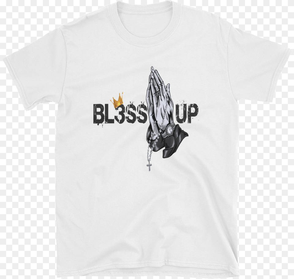 Image Of White Prayer Hands Unisex Tee Shopco Technologies Corp, Clothing, T-shirt, Shirt Free Transparent Png